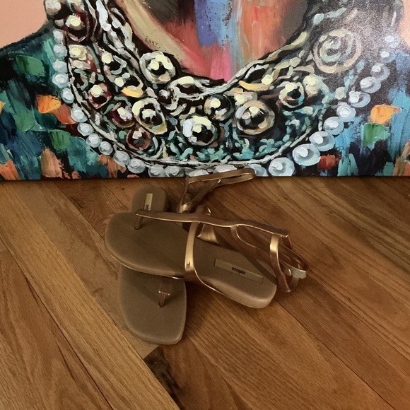 Melissa Bronze/Black Sandals - Picture 4 of 4
